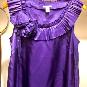 JCrew Sleeveless Silk Top